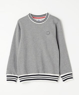 J.PRESS KIDS 【140-170cm】BICOLOR LINE COMBI トレーナー グレー系