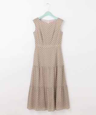 TOCCA 【洗える】MELODY ロング丈ドレス ベージュ系5