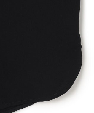 BEIGE， 【WEB限定・洗える】CELOSIA / シアースリーブスタンドカラーブラウス Black