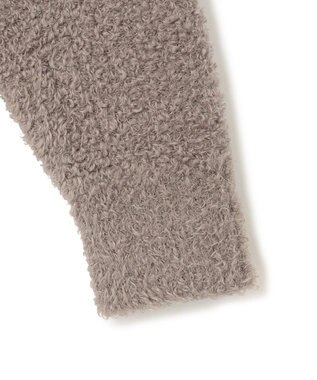 UNFILO プードルニット ZIPカーディガン モカ