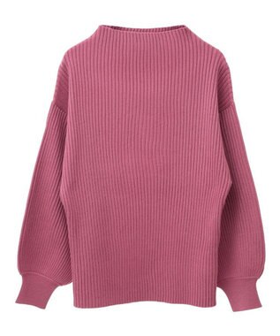 Green Parks ・ｓｗｉｎｇ　ｂｙ　ボトルネックカラーニット Pink