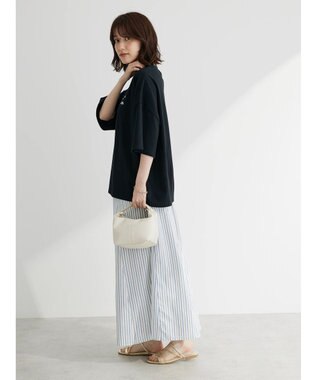 Green Parks ・Ｐｅｔｉｔ　Ｆｌｅｕｒ　ウェーブロゴｐｔＴシャツ Black