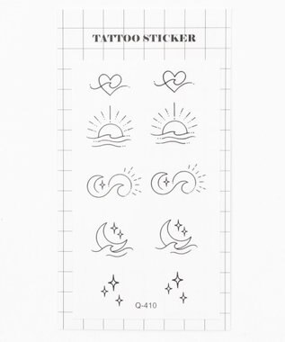 WEGO セットタトゥーシールB 柄4