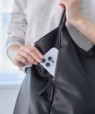 ROOTOTE 3666【シャープな印象】LT.ラウンド.Vカット-A 01：ブラック