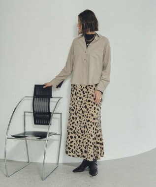 YECCA VECCA ピーチ起毛シャツ Mint Green