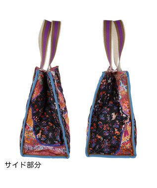 tsumori chisato CARRY ガーデンゴルフクラブキルト ハンドバッグ 手提げ パープル