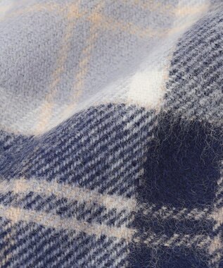 J.PRESS MEN チェックマフラー ライトグレー系9