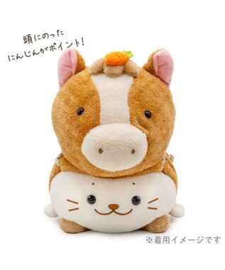 Mother garden しろたん  午年 抱き枕カバー 55cm用 《茶》 単品 茶