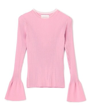 BEIGE， HANNA / リブニットトップス Pink