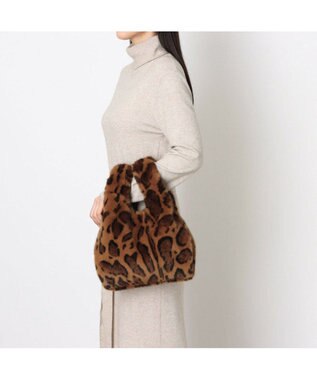 UNBILLION カシュカシュ cachecache / ミンク風エコファーショッパートート