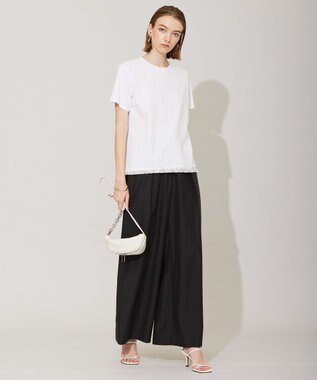 ICB 【洗える】レースコンビジャージー プルオーバー オフホワイト系