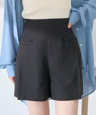 earth music&ecology ポケットデザインショートパンツ Black