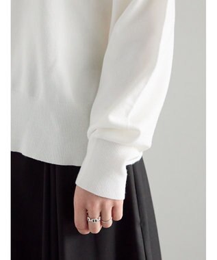 Te chichi バックビジューニット オフホワイト