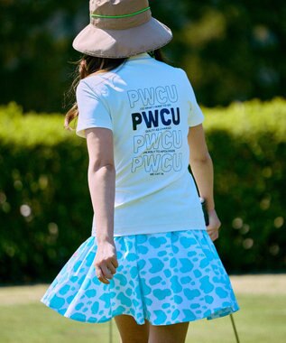 PW CIRCULUS 【UV遮蔽率99.5%  UVカット / 速乾 / ストレッチ】【WOMEN】ポケットモックT ゴルフウェア レディース