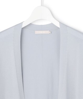 ICB L 【先行予約】 シンセティックハイゲージ ロングカーディガン サックスグレー