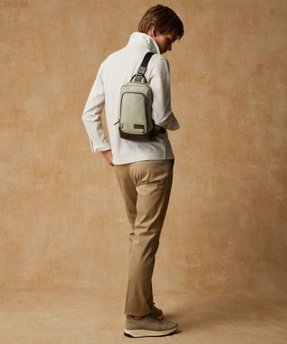 JOSEPH ABBOUD 【キングサイズ・25SS・オーガニックコットン使用】ダディ ポロシャツ アイボリー系