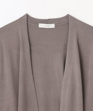 ANY L 【マシンウォッシュ/UVカット】ミドルレングスカーディガン ブラウン系