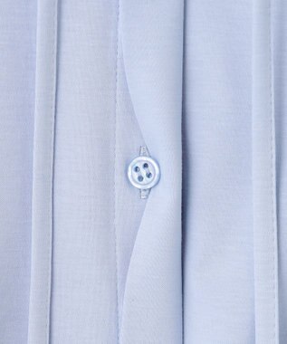 ICB 【WEB限定】ブラウスライクスムース スタンドカラーカットソー スカイブルー系