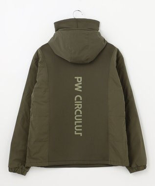 PW CIRCULUS 【MEN】中綿コンビデタッチャブルフーディ カーキ系