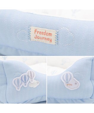 PET PARADISE ペットパラダイス やさしいカドラー  《気球柄》M ライトブルー