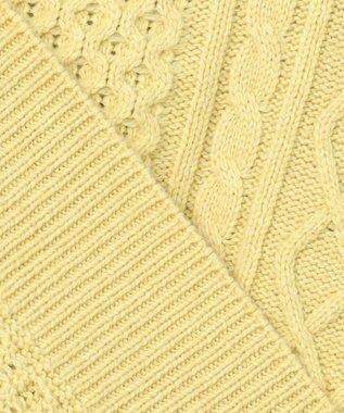 UNFILO ケーブルニット ライム