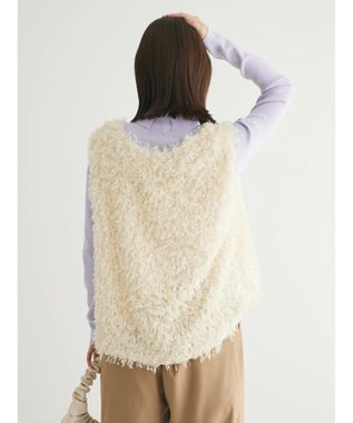 Green Parks ・ＳＵＧＡＲ　ＳＰＯＯＮ　フェザーヤーンベスト Ivory