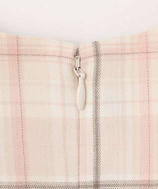 ANY KIDS ジャケット付き チェック ワンピース ピンクベージュ