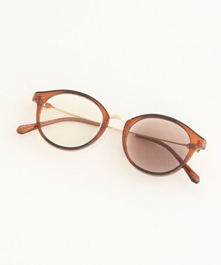 earth music&ecology 【UVカット調光】コンビボストングラス Brown