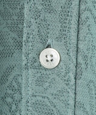 JOSEPH HOMME 【新柄】ヨシタレース　7分袖レギュラーカラーシャツ スモーキーグリーン系