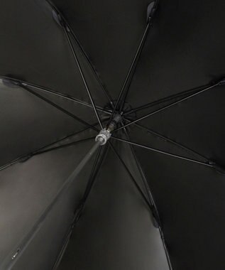 MOONBAT POLO RALPH LAUREN（ポロ ラルフローレン）晴雨兼用日傘 ボーダー ポロポニー 長傘 遮光率100％ 遮熱 UV ブラック