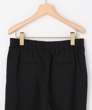 組曲 【先行予約・WEB限定】ジョーゼットジャージーテーパード パンツ ブラック系