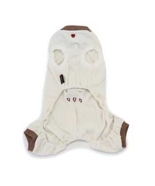 PET PARADISE ペットパラダイス ペティヒート プレミアム ロンパース くま 小型犬 ホワイト