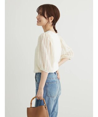 Green Parks ・ＳＵＧＡＲ　ＳＰＯＯＮイソザイスリーブプルオーバー Off White