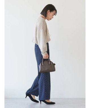 AMERICAN HOLIC 美・美・美アソートプリントストレートパンツ Navy