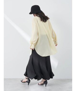 earth music&ecology ウ゛ィンテージボタンシャツ Yellow