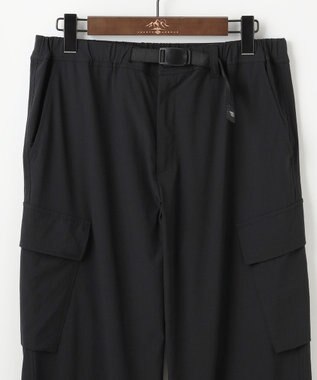 JOSEPH ABBOUD MOUNTAIN 【2wayストレッチ/軽量/ECO撥水】ナイロンリップ2wayストレッチ トレッキングカーゴパンツ ブラック系
