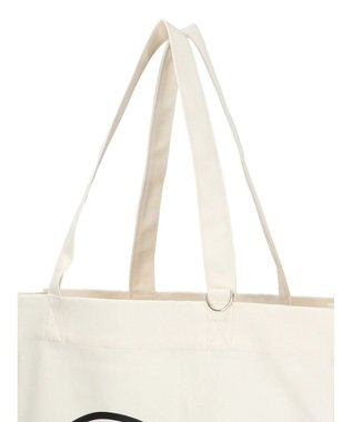 Green Parks Ｓｍｉｌｅｙ　Ｆａｃｅ／スマイルプリントＢｉｇトートバック Off White