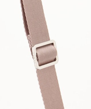 Y'SACCS ダブルタブ　トラベルショルダーバッグ ライトグレー