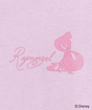 ANY KIDS 【ディズニープリンセス】袖 刺繍 Tシャツ ラベンダー<ラプンツェル>