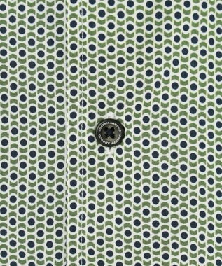 JOSEPH ABBOUD 【キングサイズ・オーガニックコットン使用】コットンプリント シャツ オリーブ系5