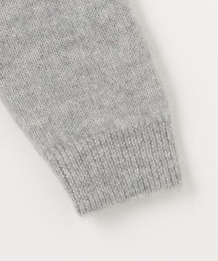 自由区 アルパカミドルゲージ ニット グレー