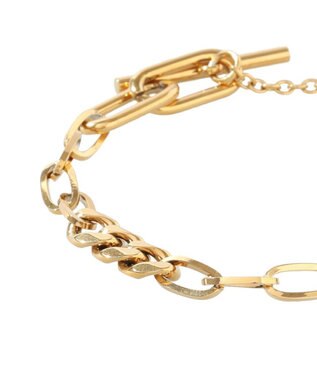YECCA VECCA ステンレスチェーンブレスレット Gold