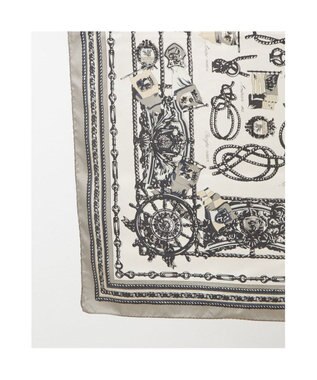 UNBILLION カカトゥ kakatoo / ロープアンカーシルクスカーフ GY