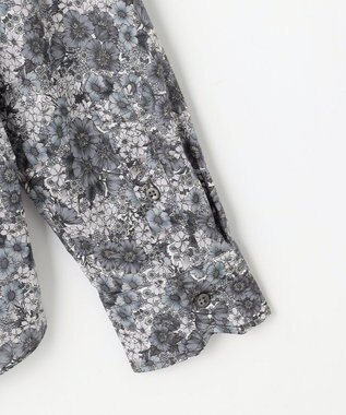 JOSEPH ABBOUD 【リバティ】ブラックレーベル リバティプリントシャツ グレー系5
