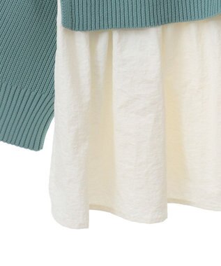 Green Parks ・ＥＬＥＮＣＡＲＥ　ＤＵＥ　スソレイヤーニットカーディカ Green