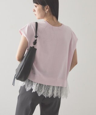 AMERICAN HOLIC 【前後2WAY】裾レースベスト Pink