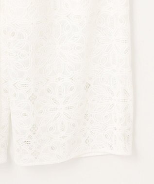 自由区 【カタログ掲載・洗える】フラワータイルレース パンツ オフホワイト