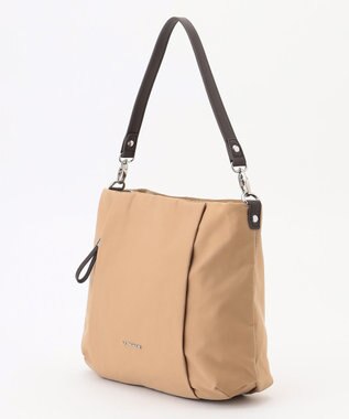 LA BAGAGERIE 多収納ナイロン2WAYショルダー ベージュ