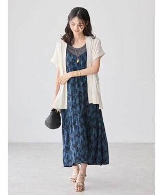 AMERICAN HOLIC 接触冷感Ｖネックニットカーディガン Ivory