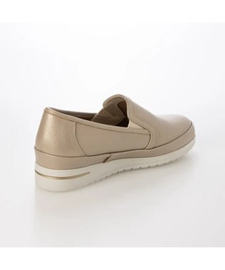 ing <ing>【WEB限定】【サスティナブル】厚底スリッポンスニーカー ゴールド